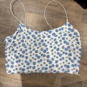 PacSun floral tank top size large